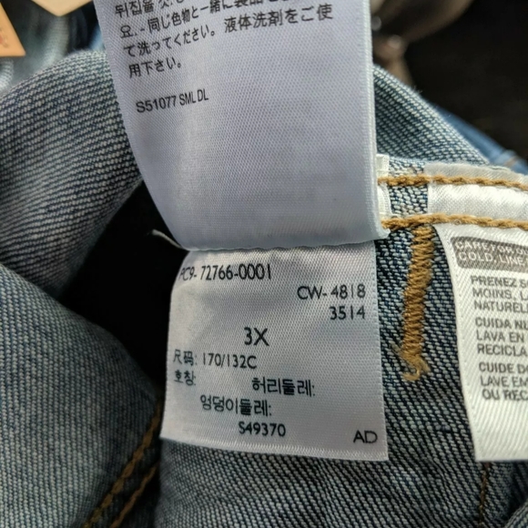 Levi's Classic Cropped Tucker Denim Jacket 3x XXXL - Picture 6 of 8